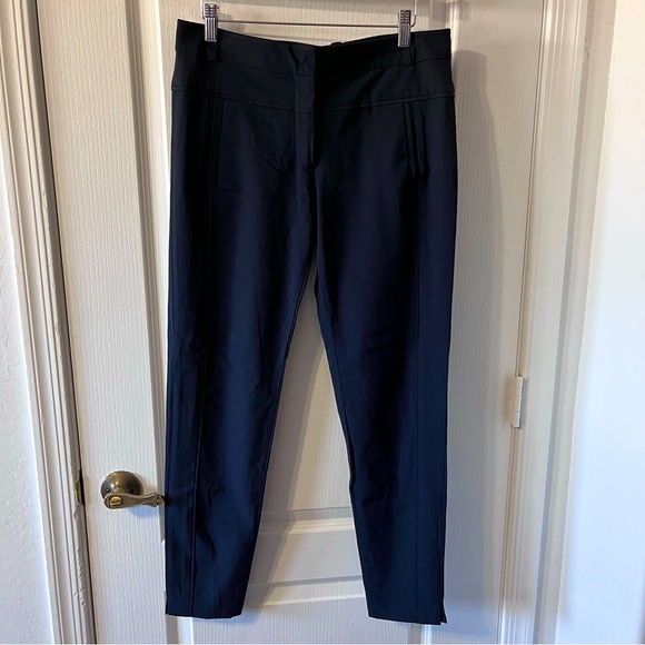 Veronica Beard Wool Blend Navy Ankle Slacks Pants Women’s Size 6 - Picture 1 of 14